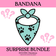 SURPRISE BUNDLE: Bandanas (x 5) (NON-RETURNABLE)