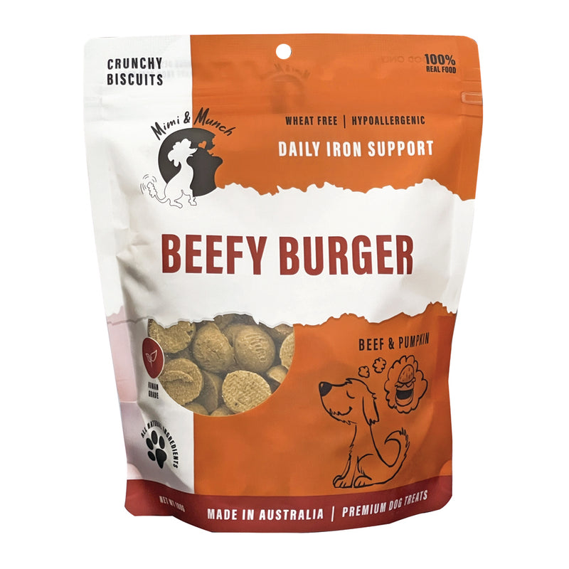 DOG TREATS | Mimi & Munch: Beefy Burger Biscuits (NEW)