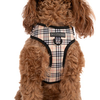 ADJUSTABLE DOG HARNESS: Nova Plaid