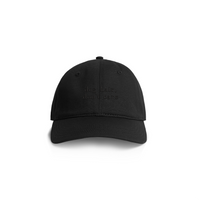 BLD LIFESTYLE CLUB CAP: Black (with quote)