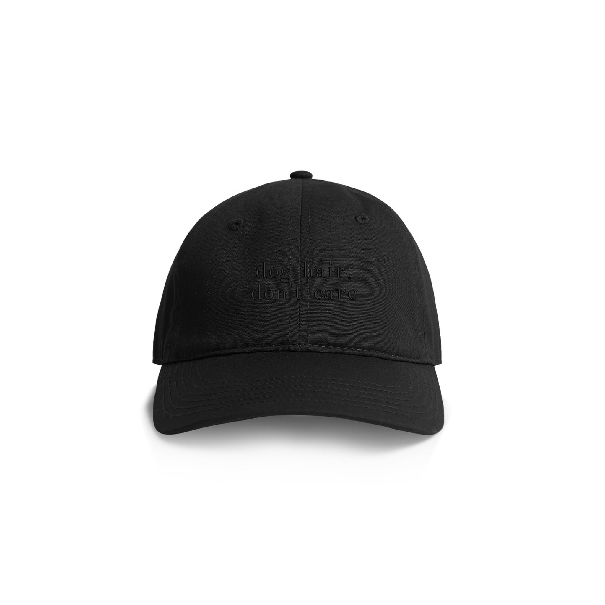 BLD LIFESTYLE CLUB CAP: Black (with quote)