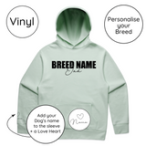 BLD LIFESTYLE CLUB HOODIE: "Breed Dad" | Seafoam (Vinyl)