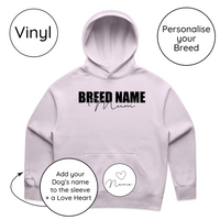 BLD LIFESTYLE CLUB HOODIE: "Breed Mum" | Orchid (Vinyl)