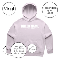 BLD LIFESTYLE CLUB HOODIE: "Breed Mum" | Orchid (Vinyl)