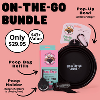 ON-THE-GO BUNDLE: Bowl, Poop Bag Refills + Poop Holder