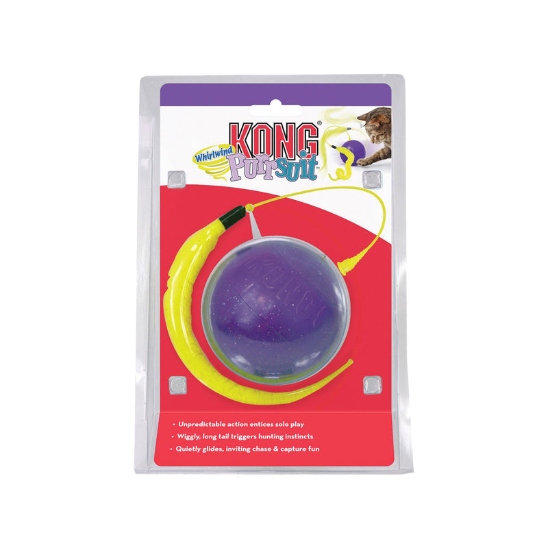 KONG (CAT): Purrsuit Whirlwind Gliding Chase Ball Cat Toy