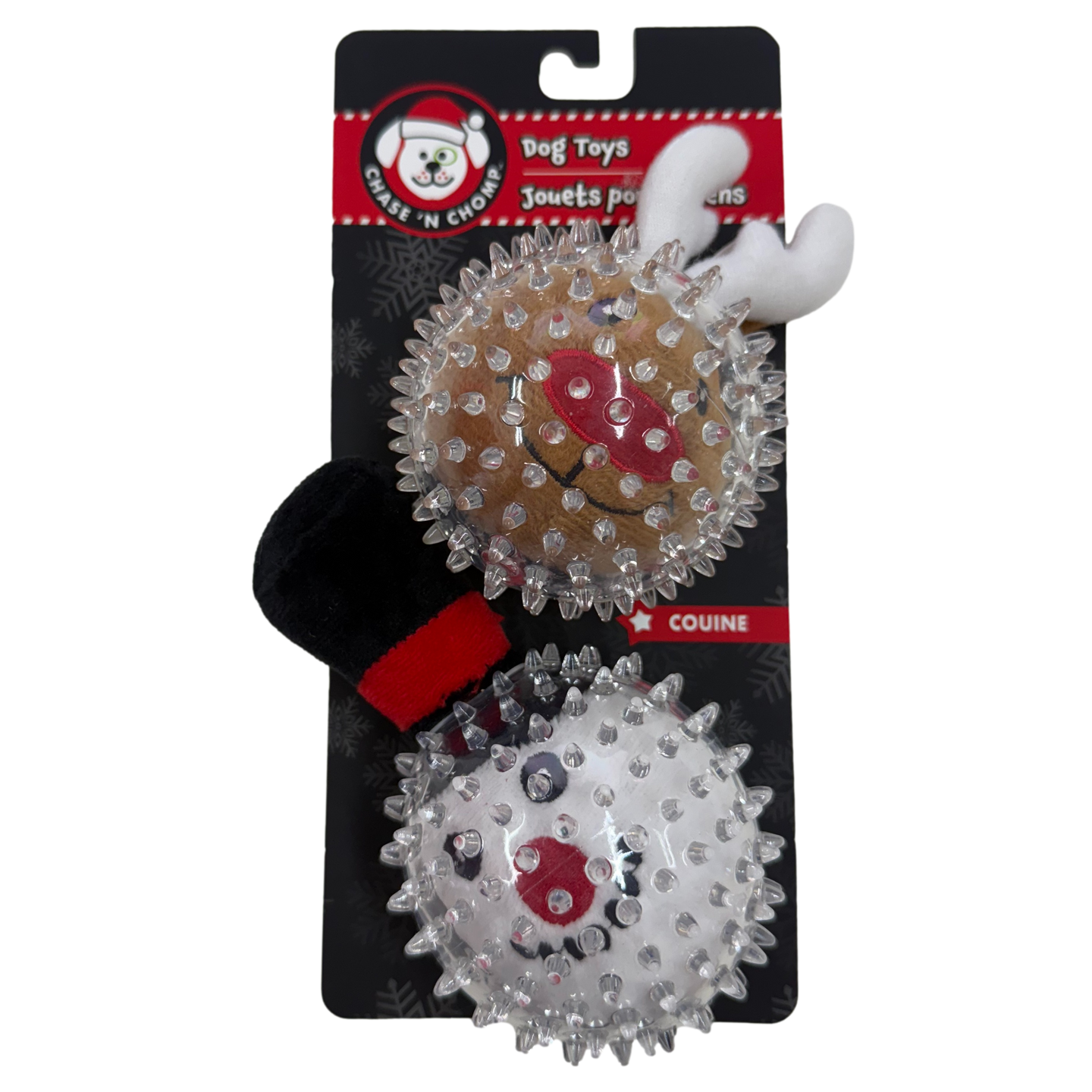 CAITEC: Two Pack Reindeer & Snowman Ball Set