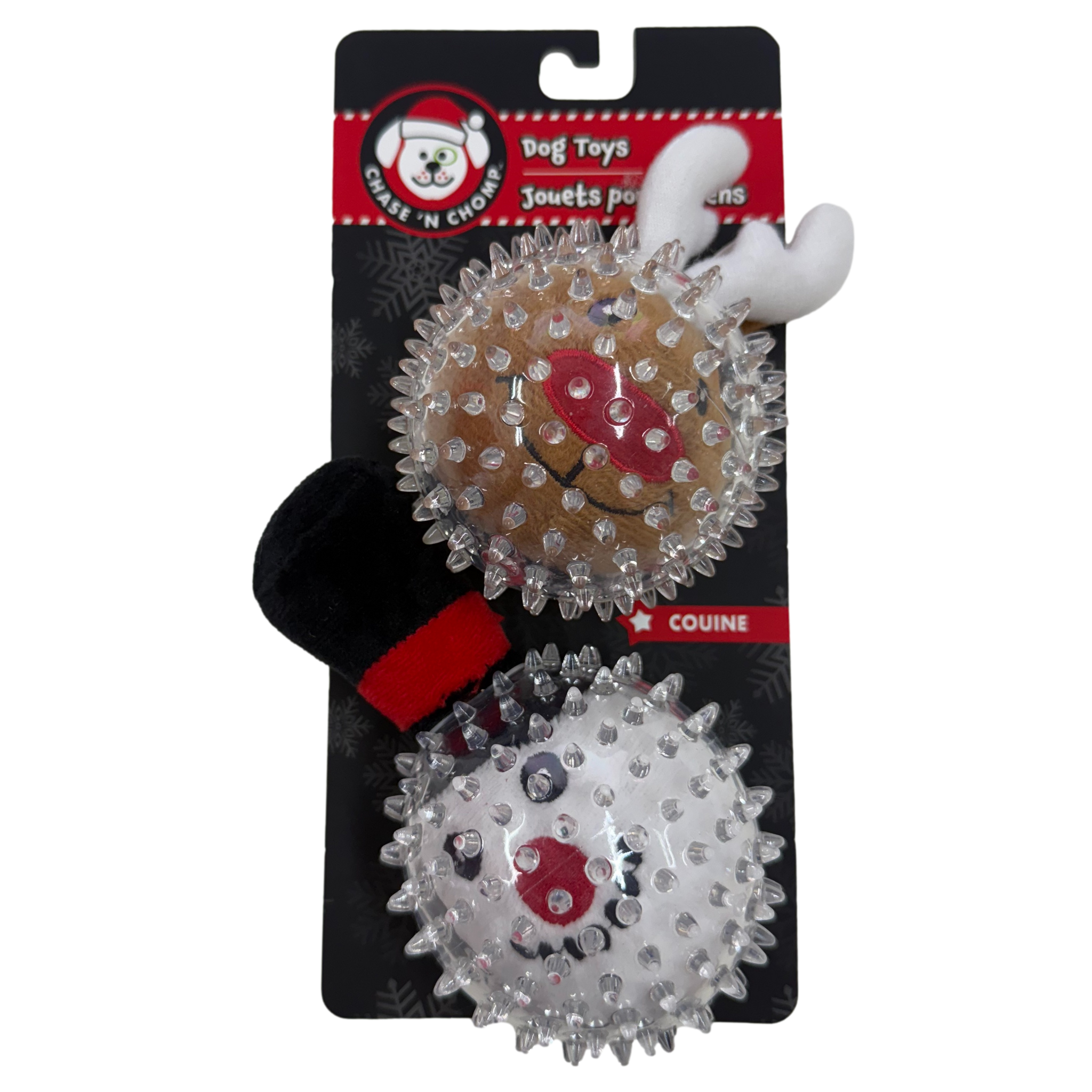 CAITEC: Two Pack Reindeer & Snowman Ball Set