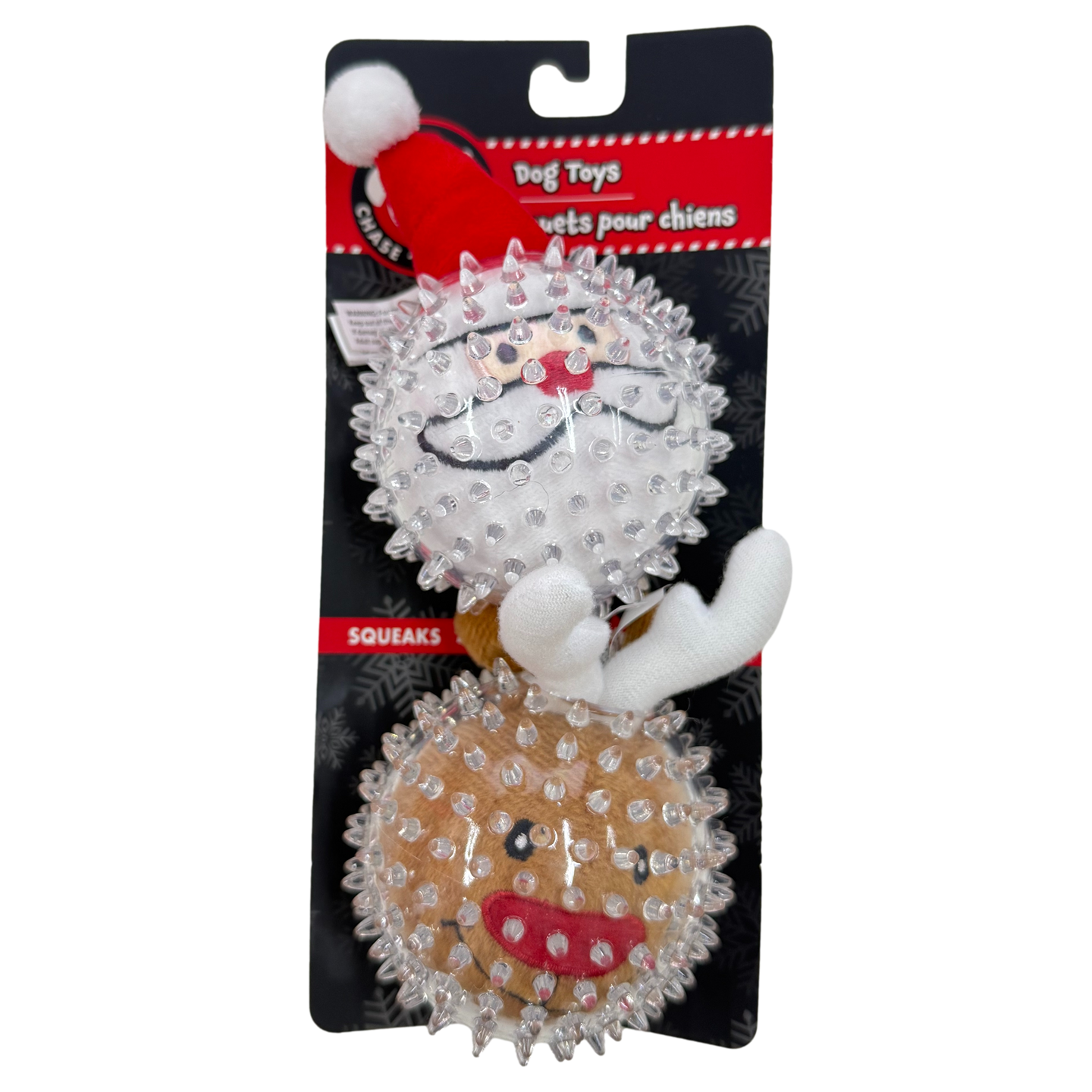 CAITEC: Two Pack Santa & Reindeer Ball Set
