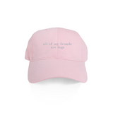 BLD LIFESTYLE CLUB CAP: Baby Pink (with quote)