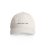 BLD LIFESTYLE CLUB CAP: Ecru (with quote)