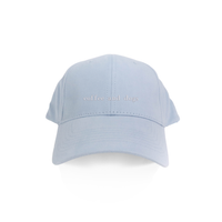 BLD LIFESTYLE CLUB CAP: Blue (with quote)