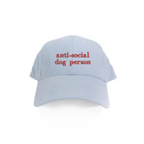 BLD LIFESTYLE CLUB CAP: Blue (with quote)