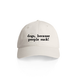 BLD LIFESTYLE CLUB CAP: Ecru (with quote)