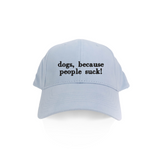 BLD LIFESTYLE CLUB CAP: Blue (with quote)