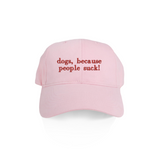 BLD LIFESTYLE CLUB CAP: Baby Pink (with quote)