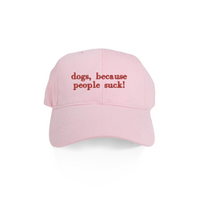 BLD LIFESTYLE CLUB CAP: Baby Pink (with quote)