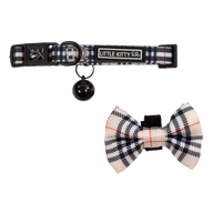 CAT COLLAR & BOW TIE: Nova Plaid