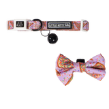 CAT COLLAR & BOW TIE: Purple Fairy Bread