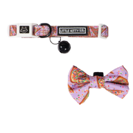 CAT COLLAR & BOW TIE: Purple Fairy Bread