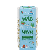 DOG TREATS | WAG: Braided Bully Festive Treats Tube