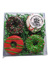 DOG TREATS | Huds and Toke: Mixed: Donut Box | Christmas | 4 Pces (in GIFT BOX)