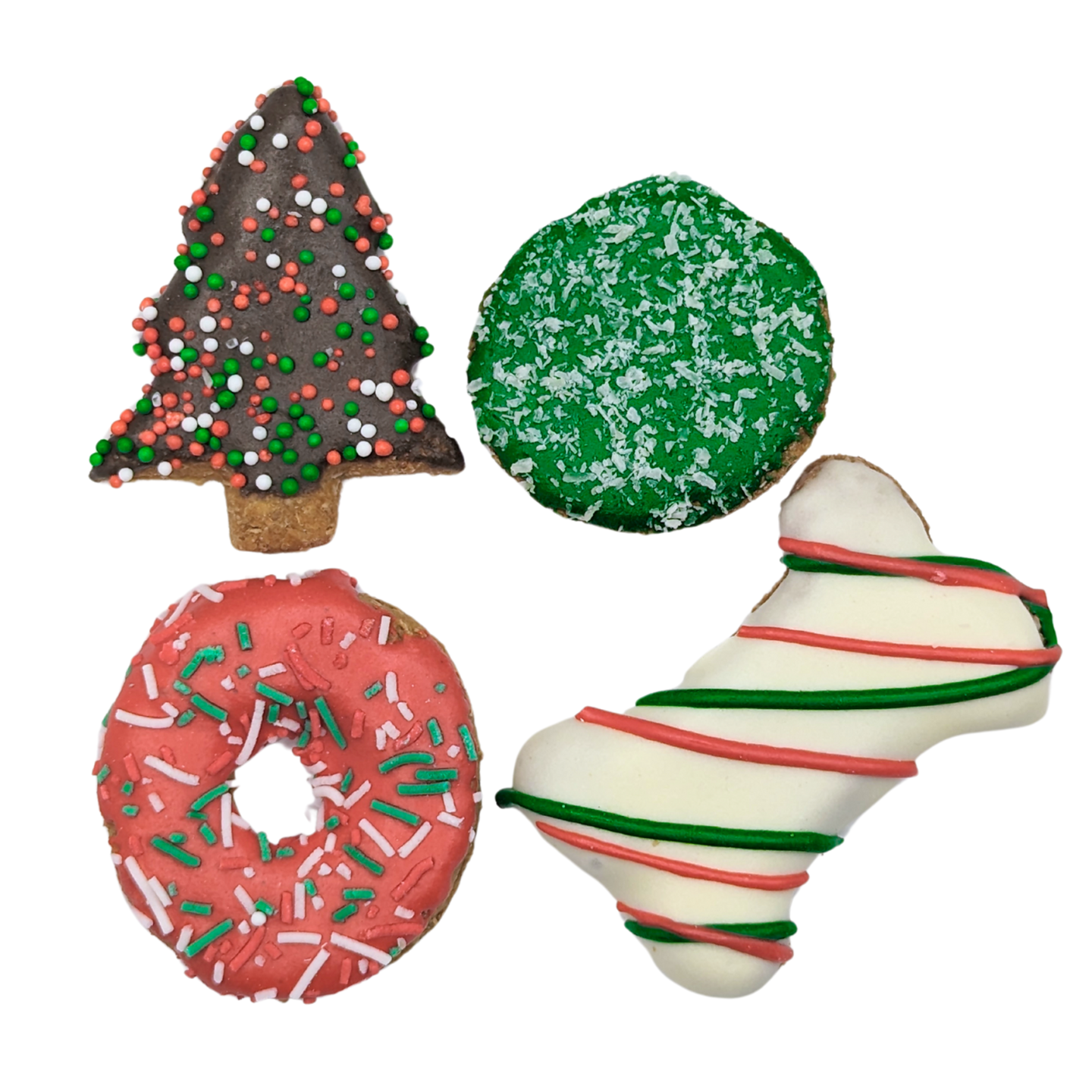 DOG TREATS | Huds and Toke: Mixed Christmas Cookie Pack | 4 Pce