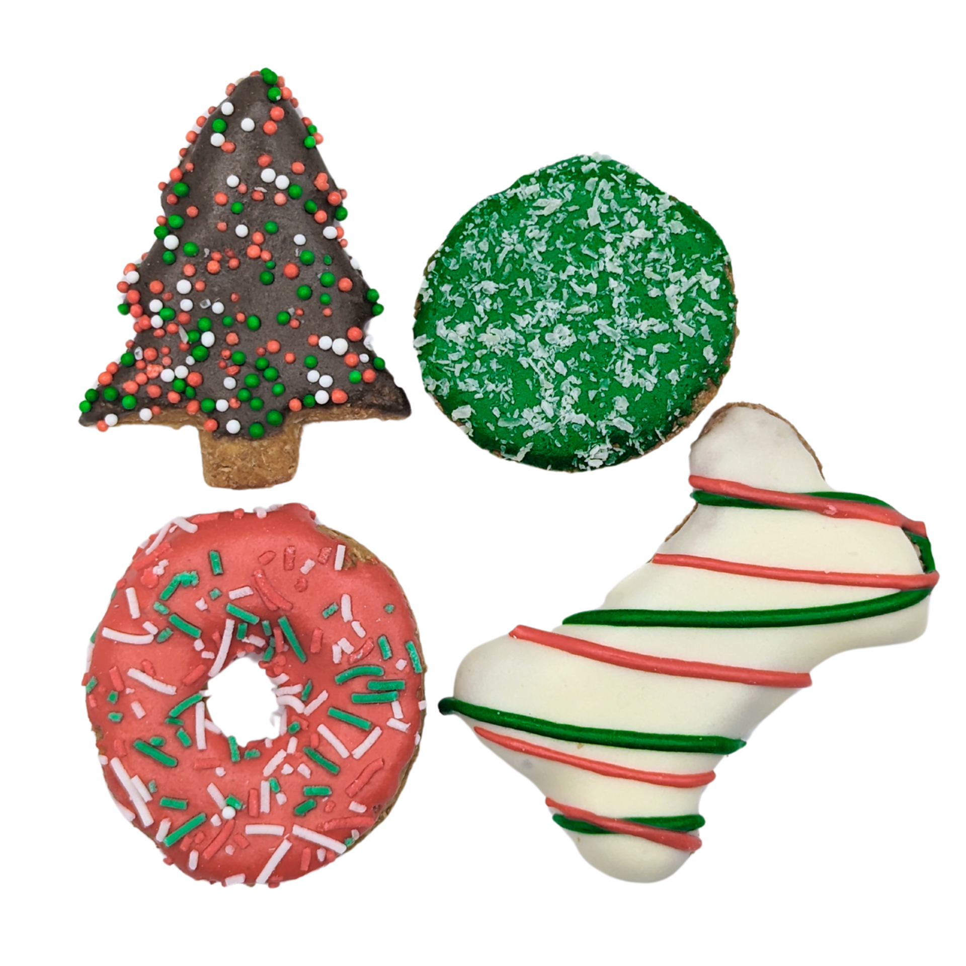 DOG TREATS | Huds and Toke: Mixed Christmas Cookie Pack | 4 Pce