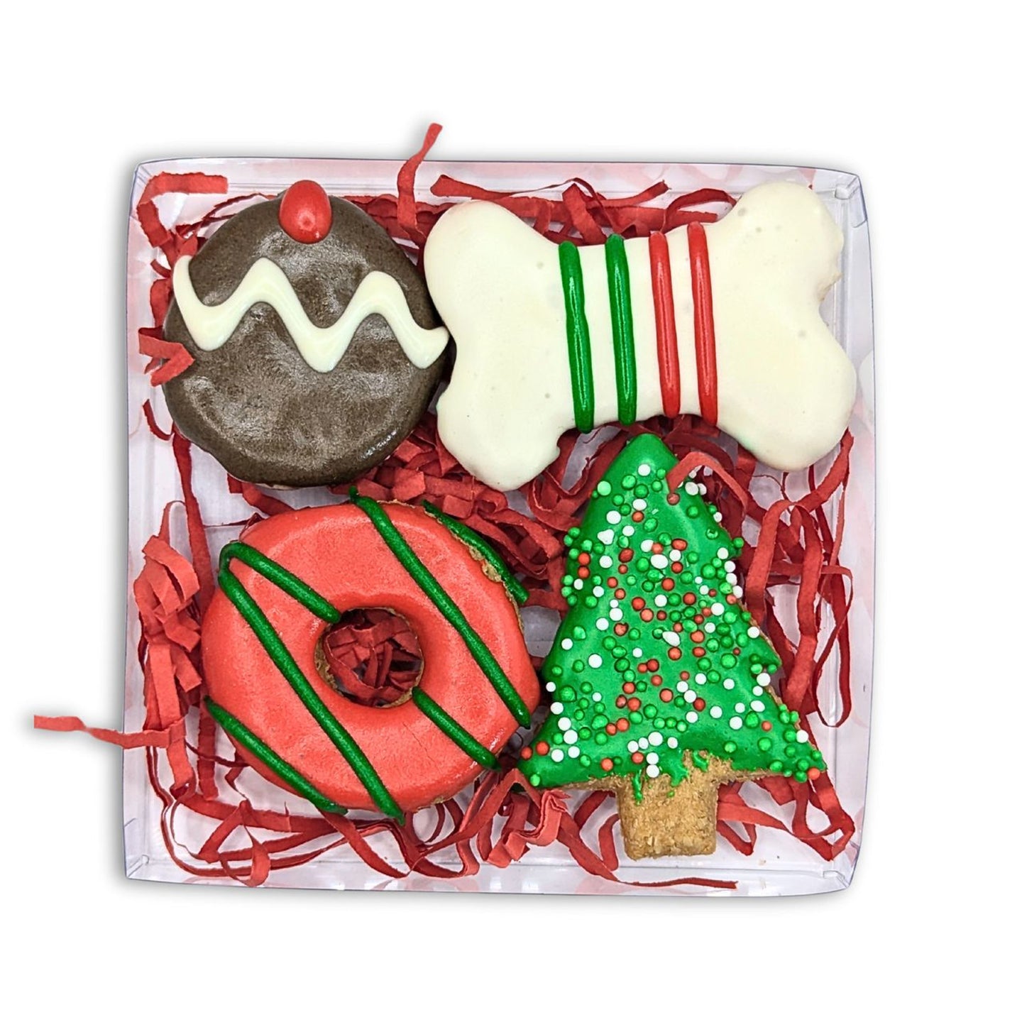 DOG TREATS | Huds and Toke: Mixed Cookie Box | Christmas | 4 Pces (in GIFT BOX)