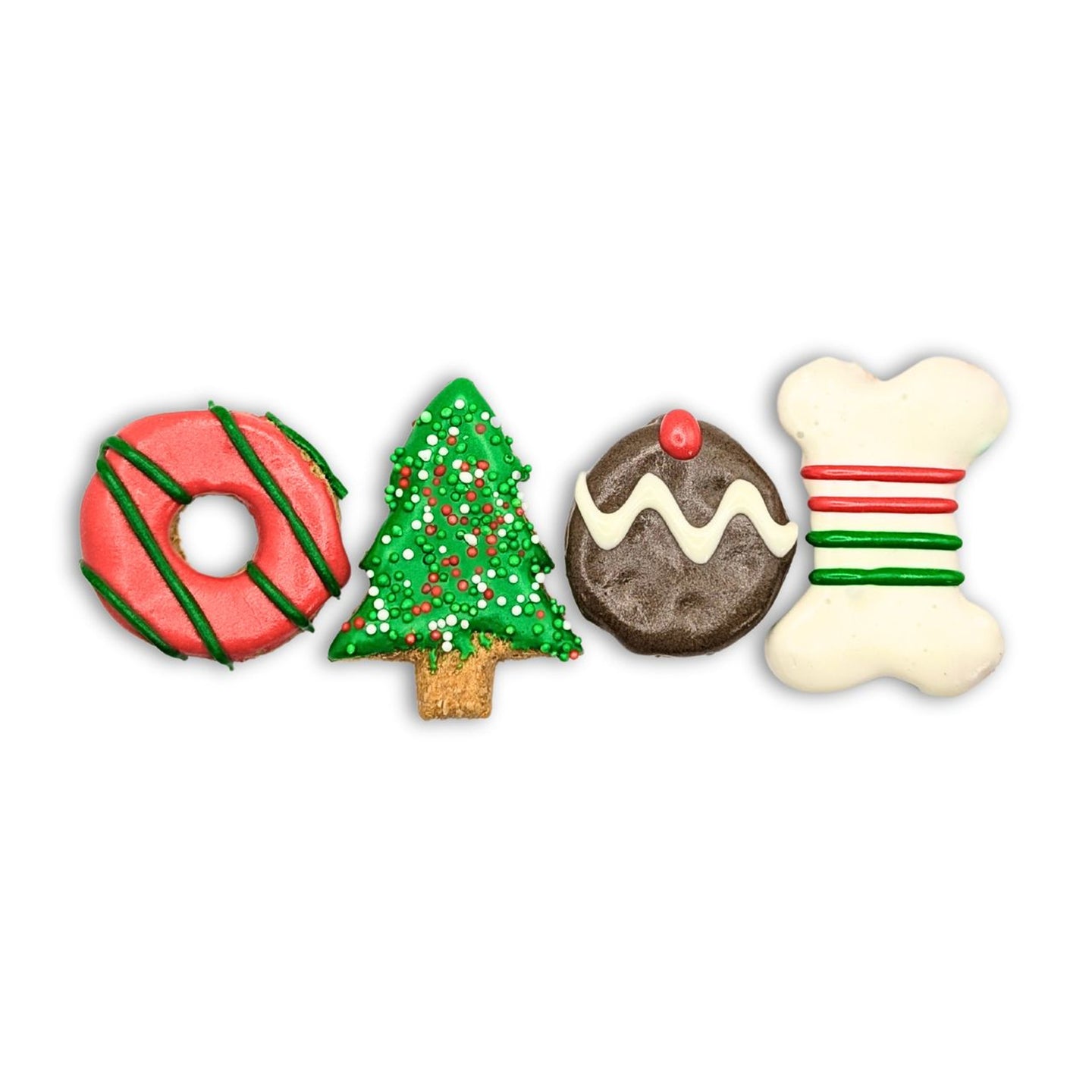 DOG TREATS | Huds and Toke: Mixed Cookie Box | Christmas | 4 Pces (in GIFT BOX)