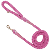 DOG ROPE LEASH: Pink