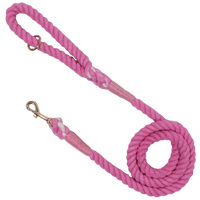 DOG ROPE LEASH: Pink