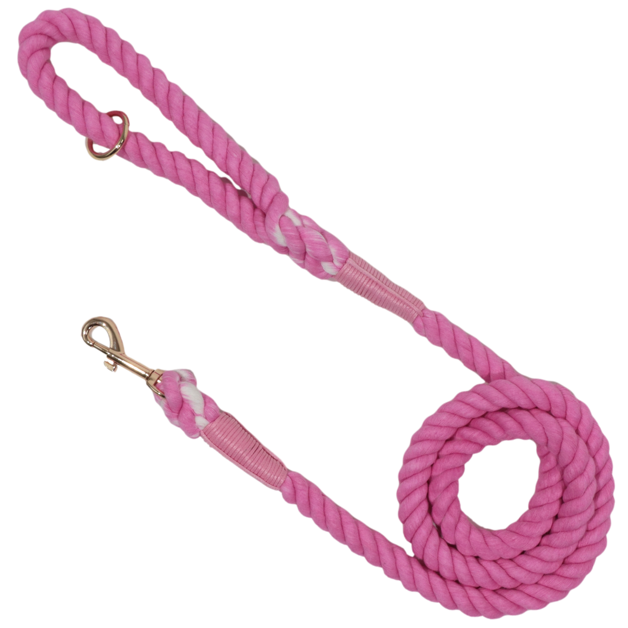 DOG ROPE LEASH: Pink