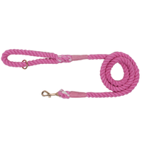 DOG ROPE LEASH: Pink