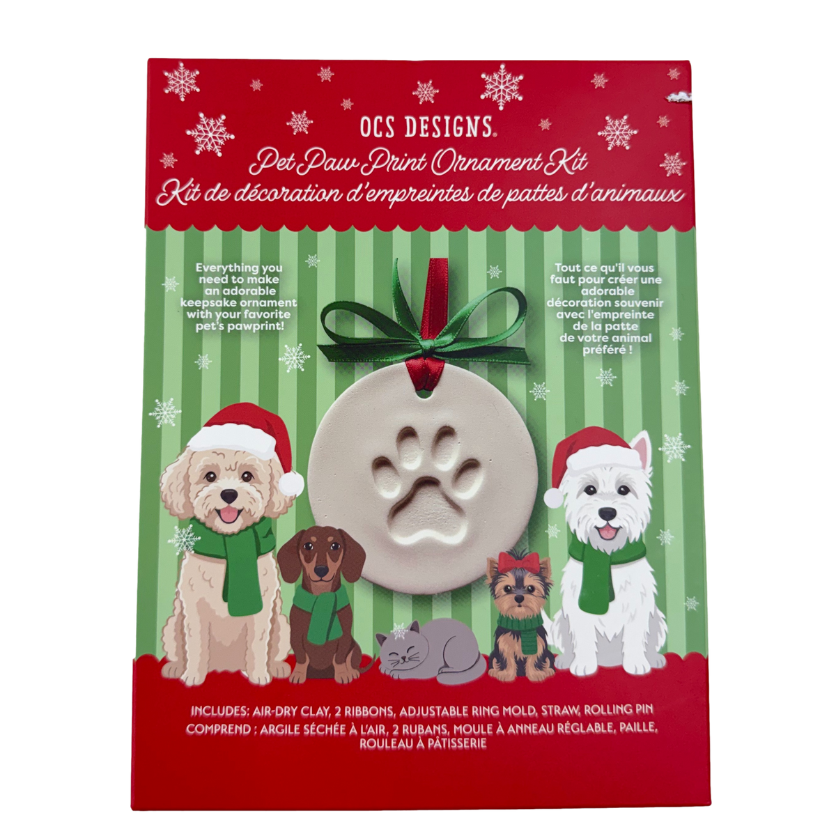 DIY | OCS Designs: Paw Print Ornament Kit
