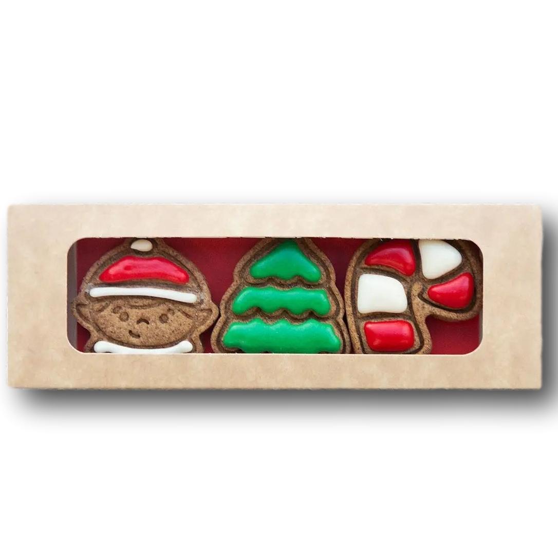 DOG TREATS | Golden BARKery: Christmas Elf, Tree, Candy Cane TRIO