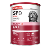 DOG FOOD: Prime100 SPD Air Beef & Carrot 600g