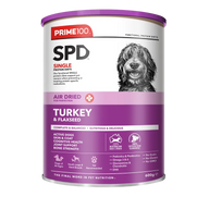 DOG FOOD | Prime100: SPD Turkey & Flaxseed Air Dried 600g