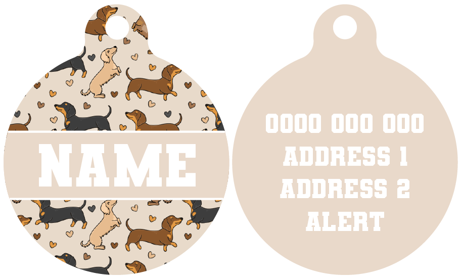 Pet ID Tag | Dashie Lovers