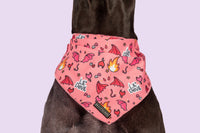 Dog Cooling Bandana Lil Devil Wings Hearts Stars Flames