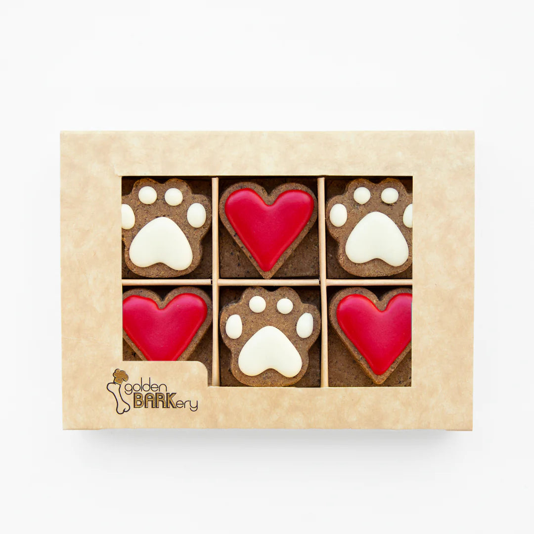 DOG TREATS | Golden BARKery: 12 PupBiscuits - Red