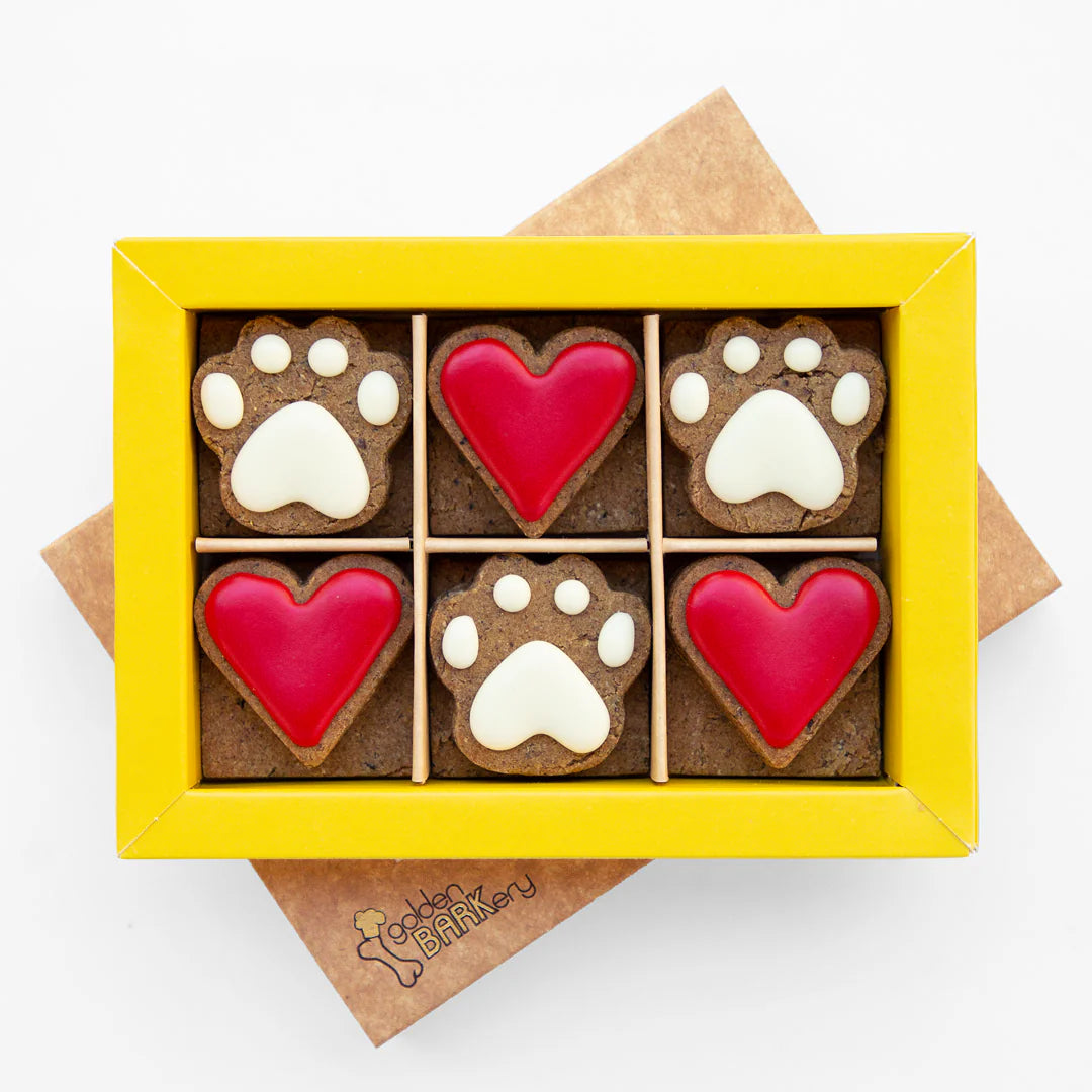DOG TREATS | Golden BARKery: 12 PupBiscuits - Red