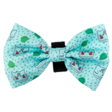 DOG COLLAR (+ BOW TIE option): Pokémon Collection - Bulbasaur