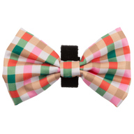 DOG BOW TIE | Candy Lane Plaid