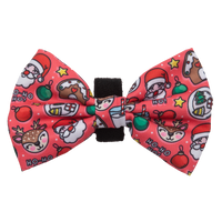 DOG COLLAR & BOW TIE: Santa's Cookies {FINAL SALE}