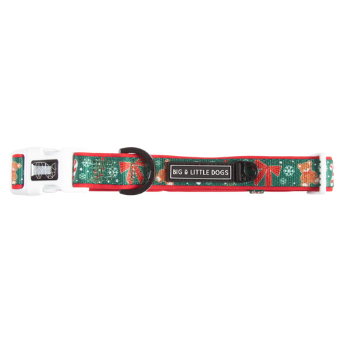 DOG COLLAR (+ BOW TIE option): A Beary Merry Christmas