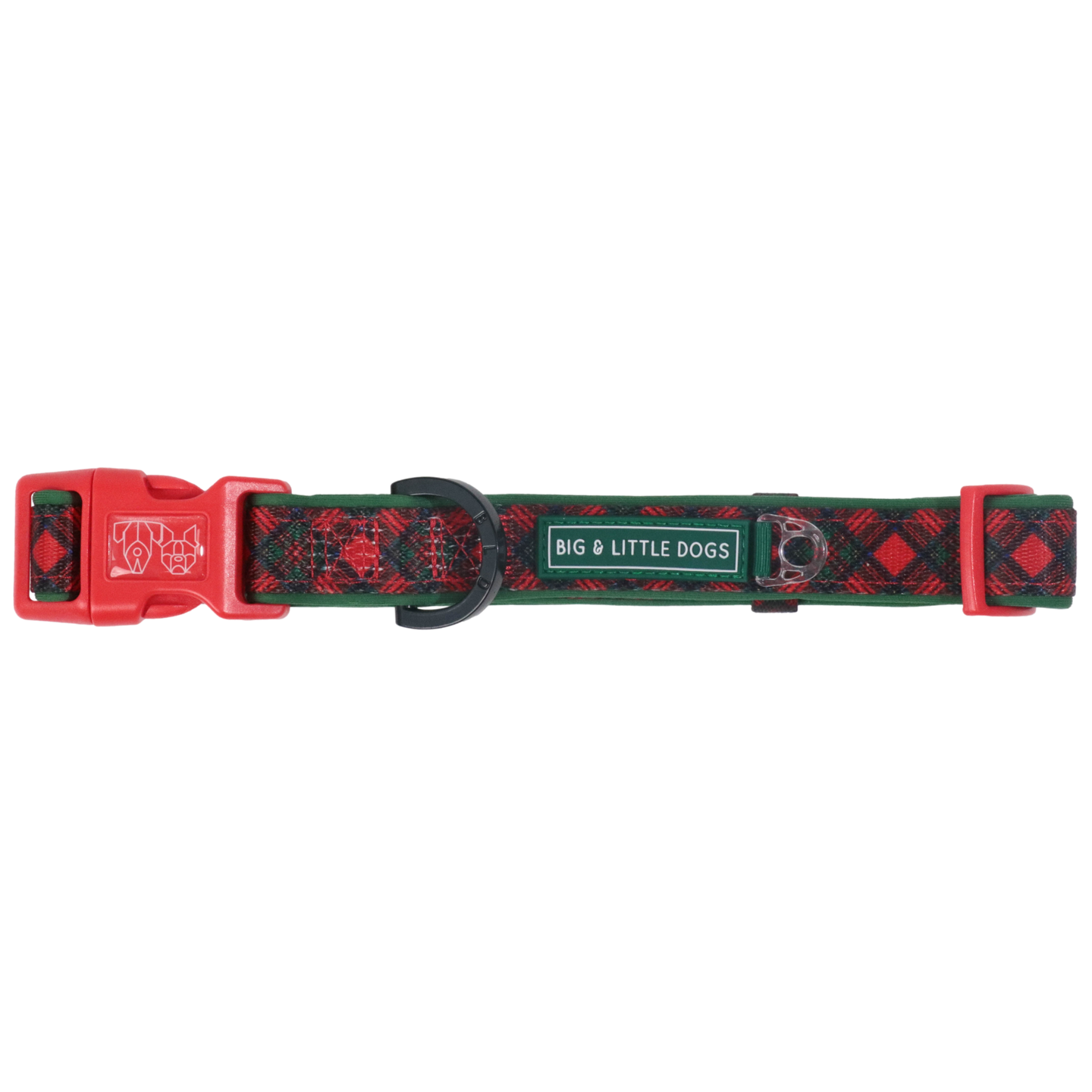 DOG COLLAR (+ BOW TIE option): Festive Tartan (NEW!)