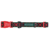 DOG COLLAR (+ BOW TIE option): Festive Tartan (NEW!)