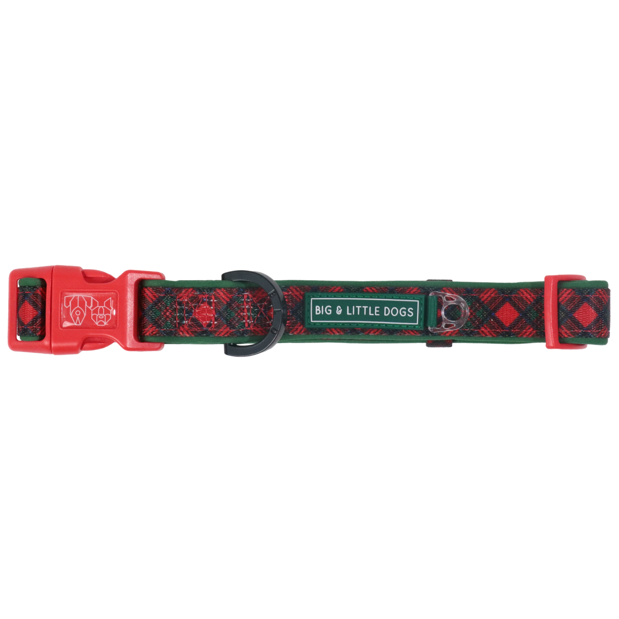 DOG COLLAR & BOW TIE: Festive Tartan {FINAL SALE}