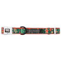 DOG COLLAR (+ BOW TIE option): Gingerbread Cutie
